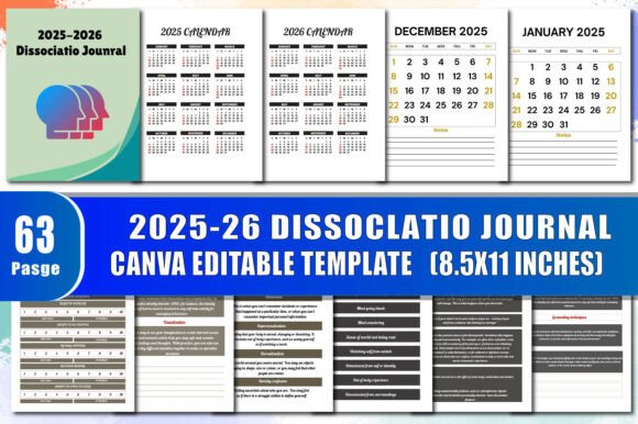 2025-26 Dissociation Journal: A Creative and Educational Tool for Self-Discovery