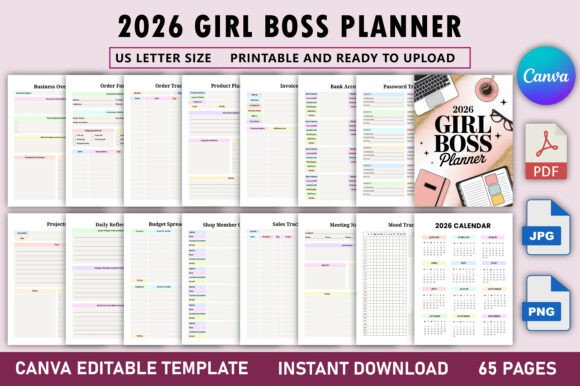 2026 Girl Boss Planner: A Comprehensive Guide to Productivity and Growth