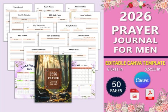 2026 Prayer Journal for Men: A Comprehensive Guide to Spiritual Growth and Daily Reflection