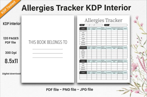Allergies Tracker KDP Interior: A Comprehensive Guide for Print Publishers