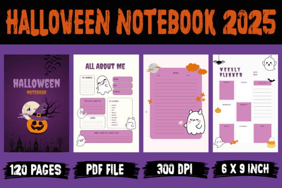 Halloween Notebook 2025-2026: A Spooky Tool for Creativity and Organization