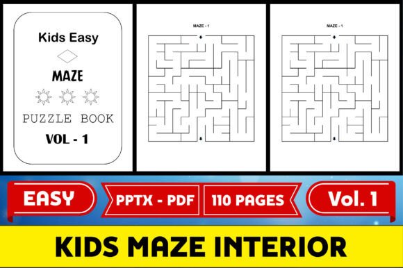 Kids Maze Puzzle Interior KDP Vol 1