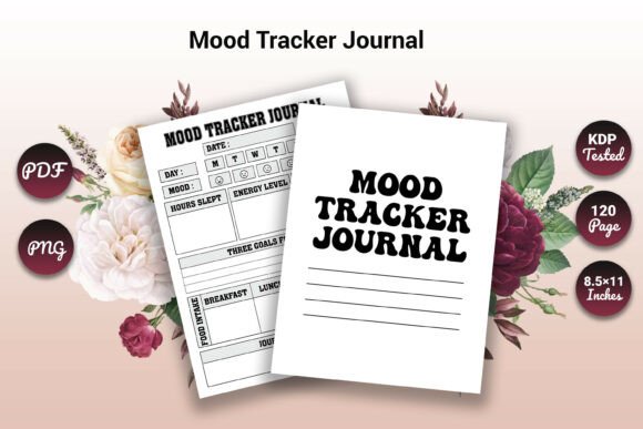 Mood Tracker Journal Daily Mental Health