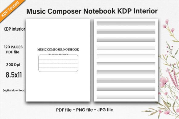 Music Composer Notebook KDP Interior: A Practical Tool for Creative Professionals