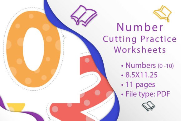 Number Cutting Practice Worksheets