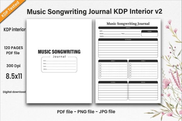 Optimize Your Music Writing with KDP-Ready Journal Interior