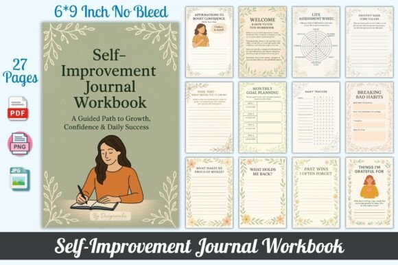 Self-Improvement Journal Workbook: Your Pathway to Meaningful Growth